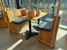 4 Person Booth Seating & Table