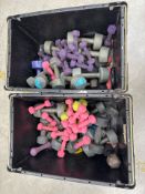 Boxes Of Assorted Studio Dumbbells