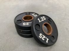 Unbranded 1.25KG Plates x4