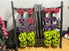 Physical Studio Barbell & Plates Set - No Reserve