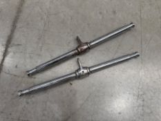 Metal Pull down bars x2 - No Reserve