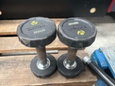 Tufftech 3kg Dumbbells x2 - No Reserve
