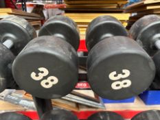 38kg Dumbbell Pair