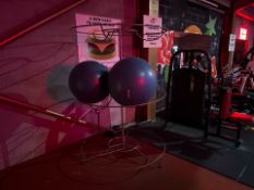 Exercise Balls And Rack