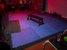 Interlocking Blue Foam Gym Floor Tiles x24