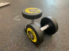 Rockit 18kg Dumbbell Pair