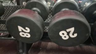 26kg, 28kg, 30kg & 32kg Dumbbells Sets - No Reserve