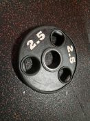 2.5kg Weight Plate x6 - No Reserve