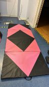 Pink & Black Foldable Mat - No Reserve