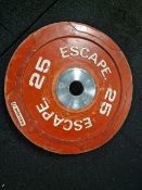 25kg Escape Weight Plates x2 - No Reserve