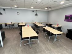 13 x Canteen Table & Chairs