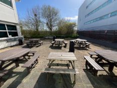 Assorted Picnic Benches x10