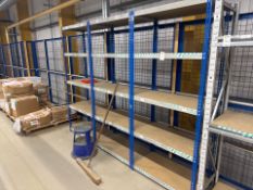 3 Bays Of Metal Shelving