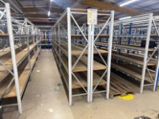 10 Bays Of Back To Back Metal Shelving