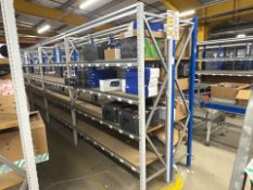 10 Bays Of Back To Back Metal Shelving