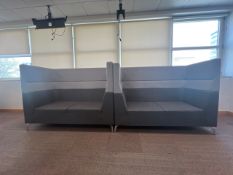 Enclosed Workspace Sofas x2