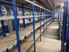 7 Bays Of Metal Shelving