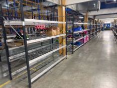 8 Bays Of Metal Shelving