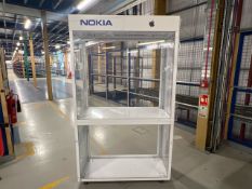 Branded Glass Fronted Display Case