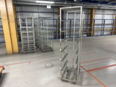 Metal Tray Trolley x9