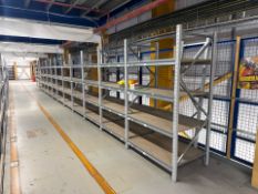 11 Bays Of Metal Rack Shelving
