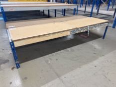 Small Wood Top Table x2