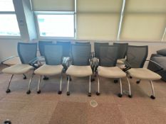 Mesh Backed Office Chairs x10