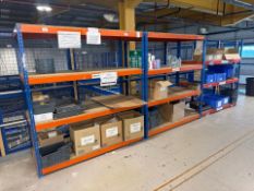 3 Bays Of Metal Shelving