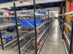 8 Bays Of Metal Shelving