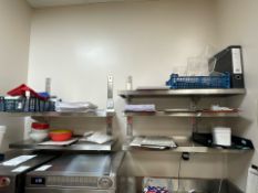 5 Stainless Steel Shelves