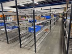 8 Bays Of Metal Shelving