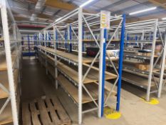 10 Bays Of Back To Back Metal Shelving