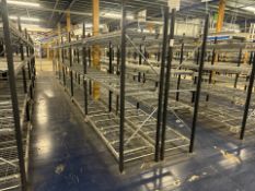 12 Bays Of Back To Back Metal Shelving