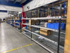 11 Bays Of Metal Shelving
