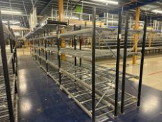 12 Bays Of Back To Back Metal Shelving
