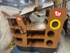 TY Branded Shop Display Pirate Ship