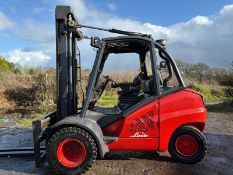 2007 Linde H50D 5 Tonne Diesel Forklift Truck, 4 Metre Lift, Fork Positioner, Diesel, 12184 Hours