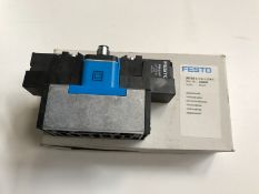 FESTO 184495 JMEBH-5/2-D-1-ZSR-C Solenoid Valve x14, New & Unused, No Reserve
