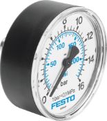 Festo MA-50-16-1/4 Pressure Gauge 356759 x5, New & Unused, No Reserve
