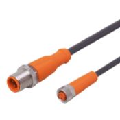 IFM Ecomot400 EVC215 0.3m PUR M12 M18 Connection Cable (x8), New & Unused, No Reserve