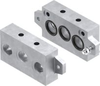 FESTO Nev-2da/Db-iso 11306 End Plate Kit (120) x4, New & Unused, No Reserve