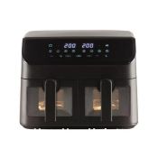 EGL 9L Dual Drawer Air Fryer - Black