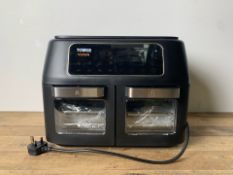 Tower 11L Dual Compartment Air Fryer Oven - No Reserve