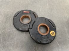 Pair Of Escape 1.25KG Plates- No Reserve