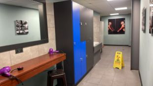 Bank Of 4 Lockers