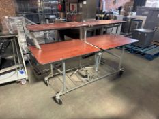 Folding 2 Tier Table x3