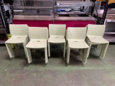 Mint Green Plastic Chairs x25