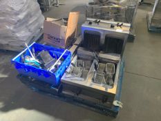 Pallet Of Electric Deep Fat Fryers & Kitchen Utensils -No Reserve