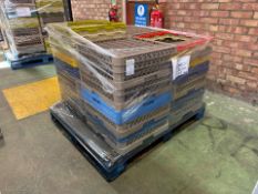 Pallet of Assorted Plastic Glass Racks