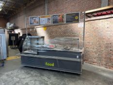 Large Mobile Dual Food Servery Unit - No Reserve